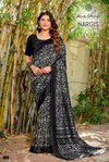 Nargis Vol 6 By Kashvi Black Vichitra Daily Wear Saree Suppliers In India
